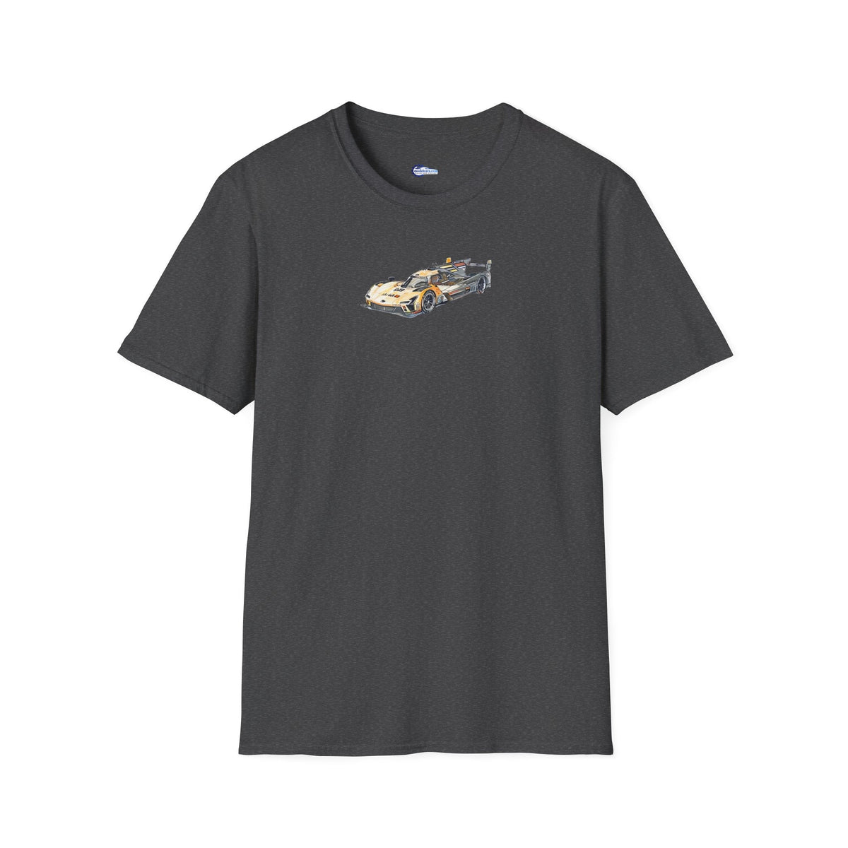Cadillac V-Series Sketch-Art Le Mans Style T-Shirt, Car Enthusiast Gift, Race Car Fan Shirt,-Modelcars.com-ModelCars.com