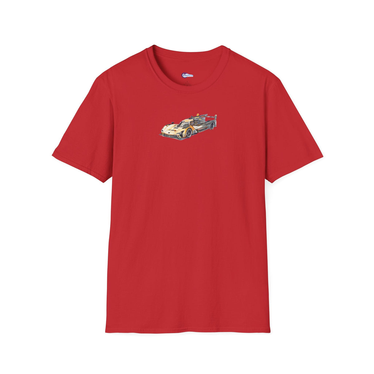 Cadillac V-Series Sketch-Art Le Mans Style T-Shirt, Car Enthusiast Gift, Race Car Fan Shirt,-Modelcars.com-ModelCars.com