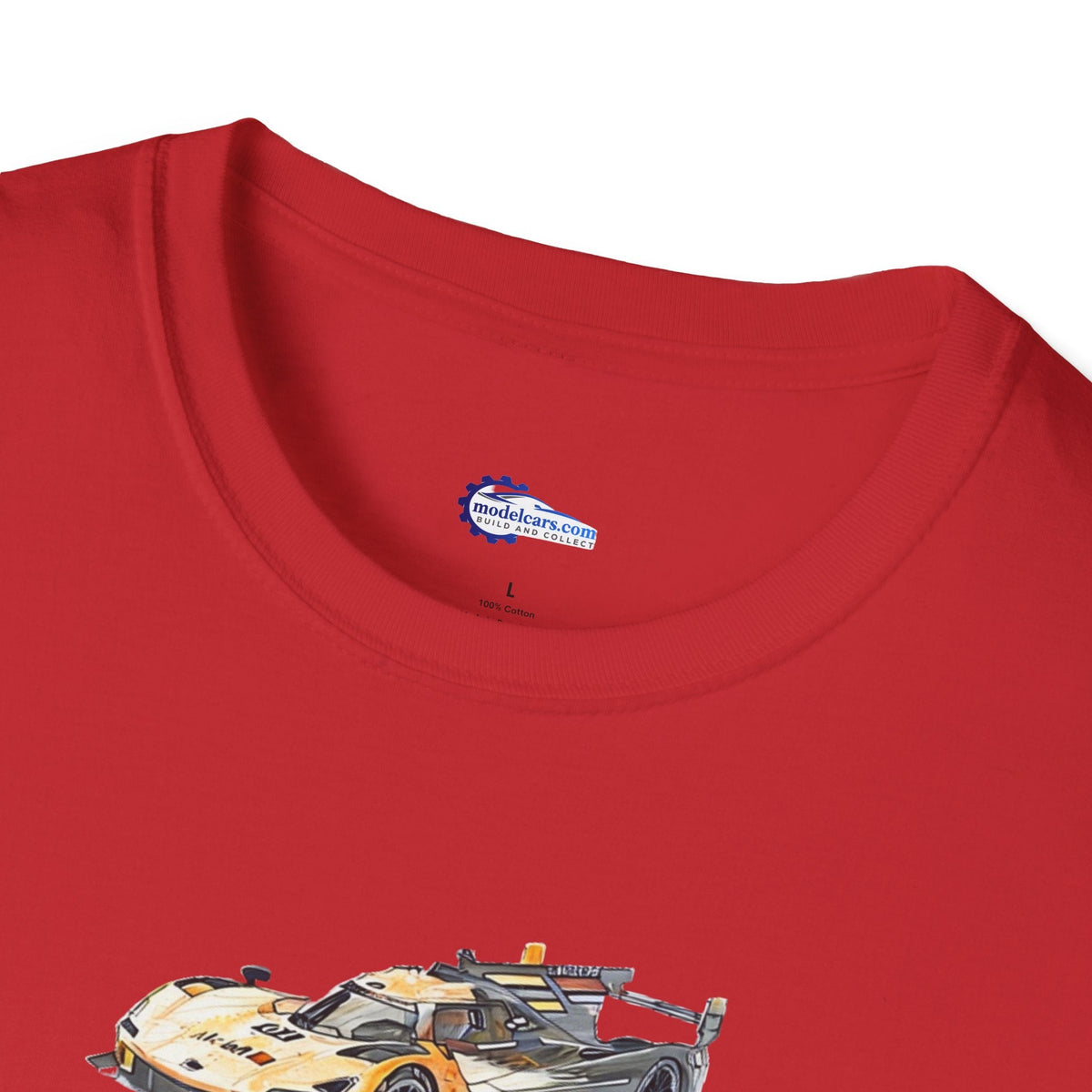 Cadillac V-Series Sketch-Art Le Mans Style T-Shirt, Car Enthusiast Gift, Race Car Fan Shirt,-Modelcars.com-ModelCars.com