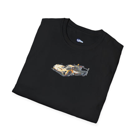 Cadillac V-Series Sketch-Art Le Mans Style T-Shirt, Car Enthusiast Gift, Race Car Fan Shirt,-Modelcars.com-ModelCars.com