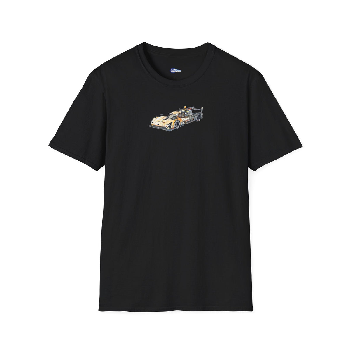 Cadillac V-Series Sketch-Art Le Mans Style T-Shirt, Car Enthusiast Gift, Race Car Fan Shirt,-Modelcars.com-ModelCars.com