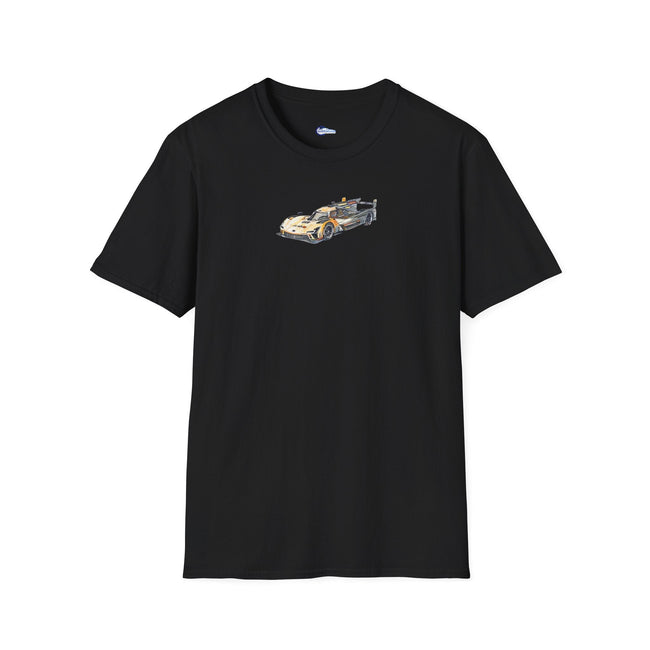 Cadillac V-Series Sketch-Art Le Mans Style T-Shirt, Car Enthusiast Gift, Race Car Fan Shirt,-Modelcars.com-ModelCars.com