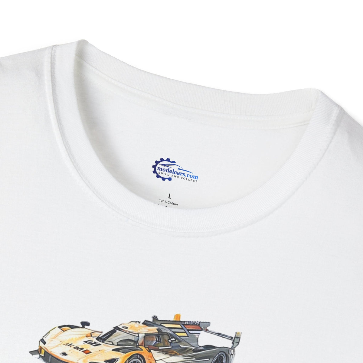 Cadillac V-Series Sketch-Art Le Mans Style T-Shirt, Car Enthusiast Gift, Race Car Fan Shirt,-Modelcars.com-ModelCars.com
