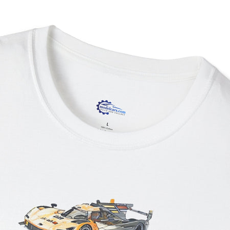 Cadillac V-Series Sketch-Art Le Mans Style T-Shirt, Car Enthusiast Gift, Race Car Fan Shirt,-Modelcars.com-ModelCars.com