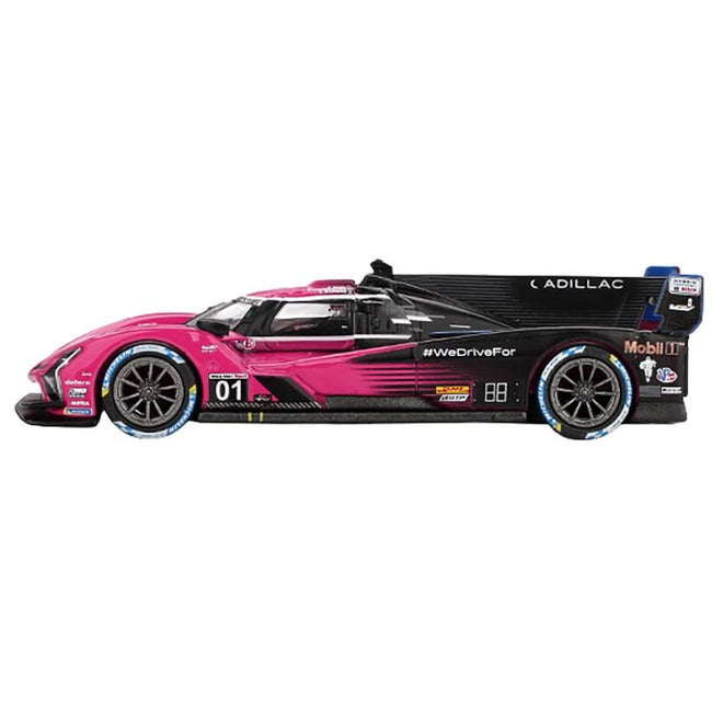 Cadillac V-Series.R #01 Sebastien Bourdais - Scott Dixon - Renger van der Zande "Cadillac Racing" Winner IMSA "Petit Le Mans" (2024) Limited Edition 1/64 Diecast Model Car by Mini GT-Mini GT-ModelCars.com