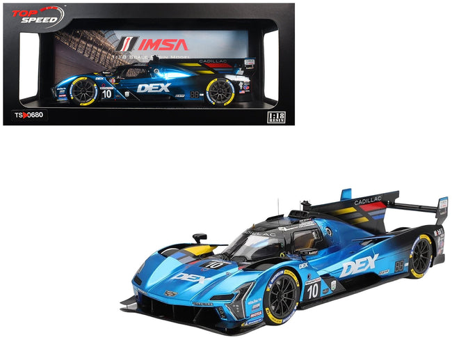 Cadillac V-Series.R 10 Filipe Albuquerque - Brendon Hartley - Will Stevens - Ricky Taylor "Cadillac Wayne Taylor Racing" IMSA "24 Hours of Daytona" (2025) 1/18 Model Car by Top Speed-Top Speed-ModelCars.com