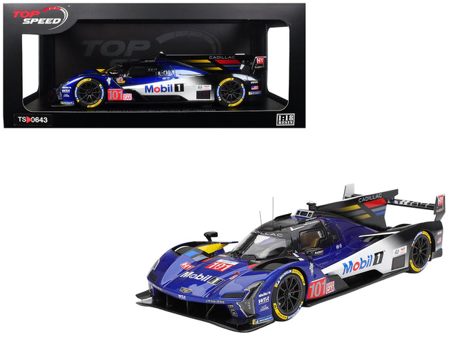Cadillac V-Series.R 101 Filipe Albuquerque - Jordan Taylor - Ricky Taylor "Cadillac Wayne Taylor Racing" FIA WEC "24 Hours of Le Mans" (2025) 1/18 Model Car by Top Speed-Top Speed-ModelCars.com