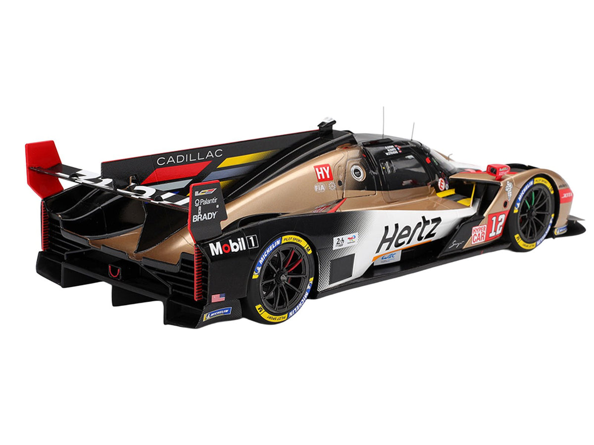 Cadillac V-Series.R 12 Alex Lynn - Norman Nato - Will Stevens "Cadillac Hertz Team Jota" FIA WEC "24 Hours of Le Mans" (2025) 1/18 Model Car by Top Speed-Top Speed-ModelCars.com