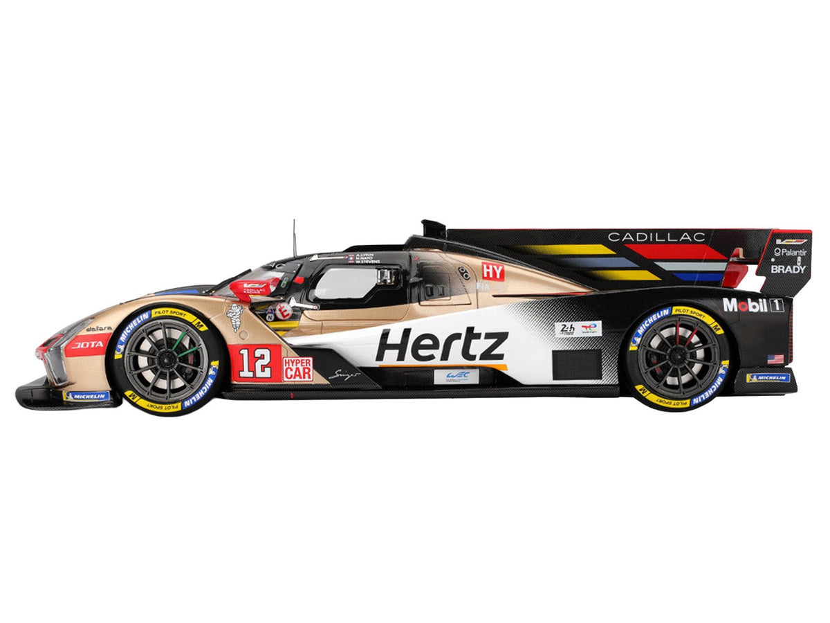 Cadillac V-Series.R 12 Alex Lynn - Norman Nato - Will Stevens "Cadillac Hertz Team Jota" FIA WEC "24 Hours of Le Mans" (2025) 1/18 Model Car by Top Speed-Top Speed-ModelCars.com