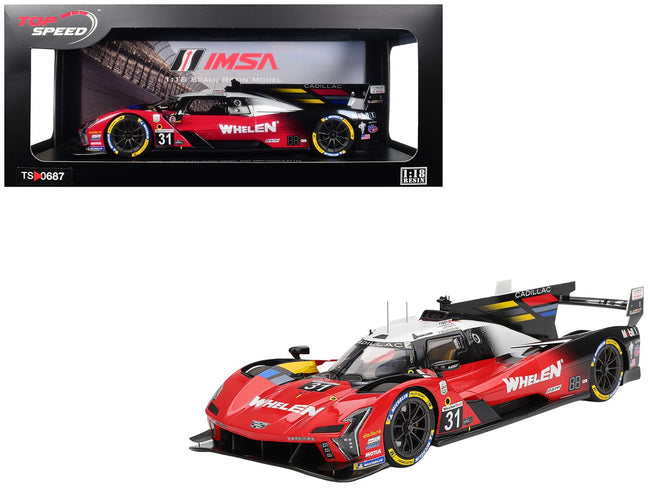 Cadillac V-Series.R 31 Jack Aitken - Felipe Drugovich - Frederik Vesti - Earl Bamber "Cadillac Whelen" IMSA "24 Hours of Daytona" (2025) 1/18 Model Car by Top Speed-Top Speed-ModelCars.com