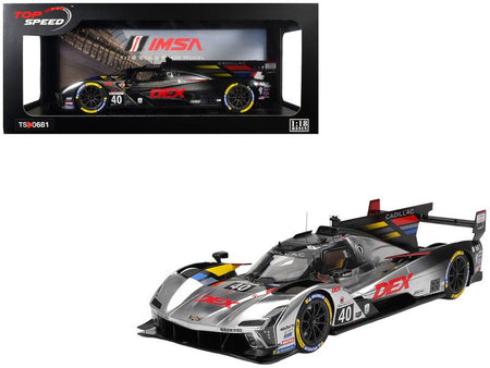 Cadillac V-Series.R #40 Louis Deletraz - Kamui Kobayashi - Jordan Taylor "Cadillac Wayne Taylor Racing" IMSA "24 Hours of Daytona" (2025) 1/18 Model Car by Top Speed-Top Speed-ModelCars.com