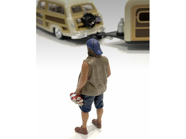 "Campers" Figure 2 for 1/18 Scale Models by American Diorama-American Diorama-ModelCars.com