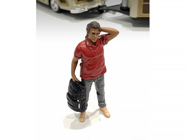 "Campers" Figure 4 for 1/18 Scale Models by American Diorama-American Diorama-ModelCars.com