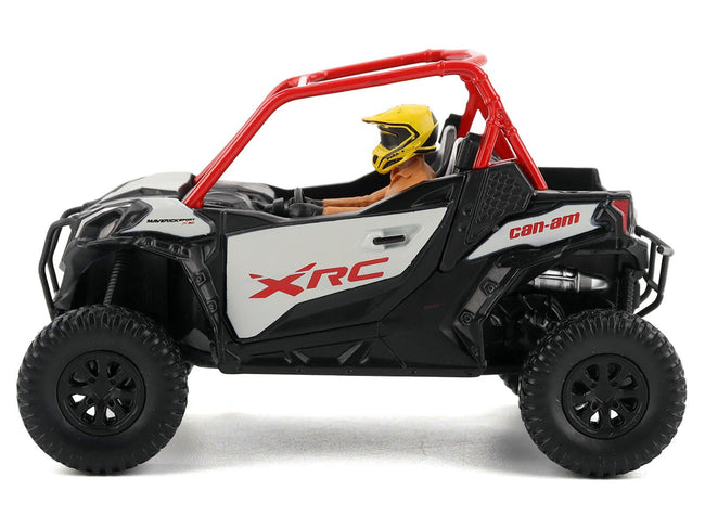 Can-Am Maverick Sport XRC 1000R Red and Gray with Driver Figure 1/32 Diecast Model by BRP Models-BRP Models-ModelCars.com