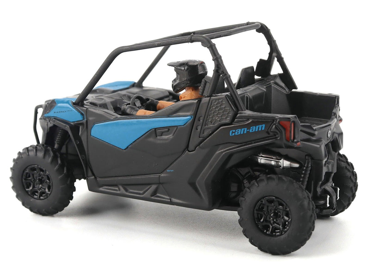 Can-Am Maverick Trail DPS 1000 Blue and Black with Driver Figure 1/32 Diecast Model by BRP Models-BRP Models-ModelCars.com