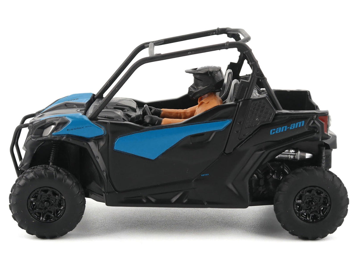 Can-Am Maverick Trail DPS 1000 Blue and Black with Driver Figure 1/32 Diecast Model by BRP Models-BRP Models-ModelCars.com