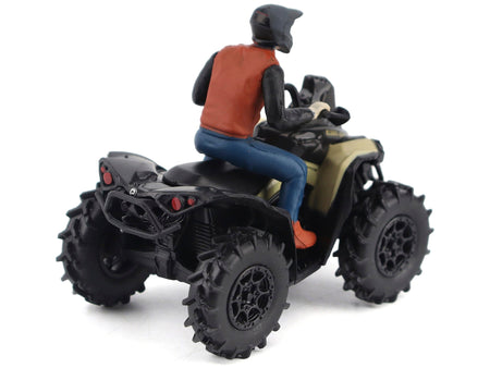 Can-Am Renegade X MR 1000R ATV Desert Tan with Driver Figure 1/32 Diecast Model by BRP Models-BRP Models-ModelCars.com
