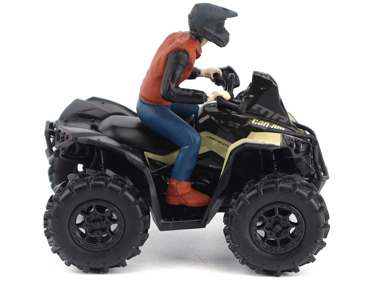 Can-Am Renegade X MR 1000R ATV Desert Tan with Driver Figure 1/32 Diecast Model by BRP Models-BRP Models-ModelCars.com