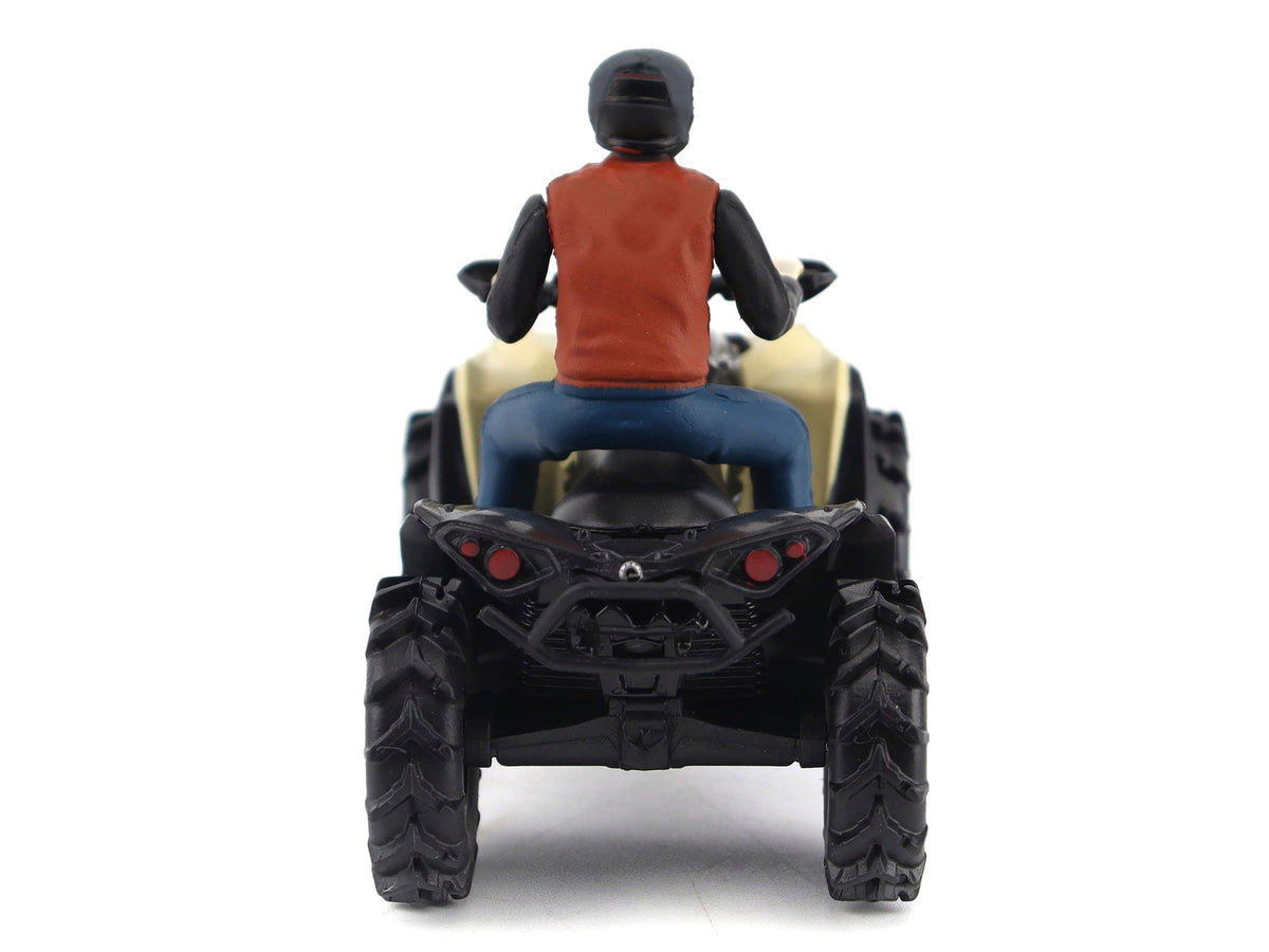 Can-Am Renegade X MR 1000R ATV Desert Tan with Driver Figure 1/32 Diecast Model by BRP Models-BRP Models-ModelCars.com