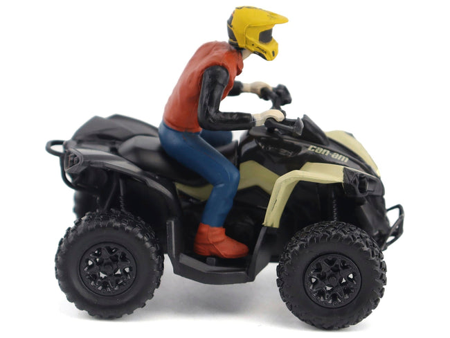 Can-Am Renegade X XC 1000R ATV Desert Tan with Driver Figure 1/32 Diecast Model by BRP Models-BRP Models-ModelCars.com