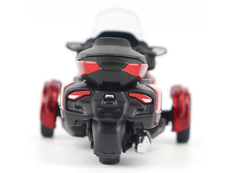 Can-Am Spyder RT Limited 3-Wheel Motorcycle Deep Marsala Red Metallic with Driver Figure 1/32 Diecast Model by BRP Models-BRP Models-ModelCars.com