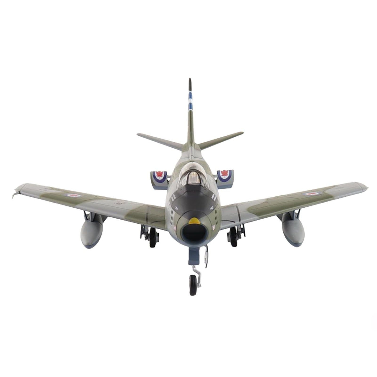 Canadair Sabre Mk.6 Fighter Aircraft "23622 430 Squadron" (1950s) Royal Canadian Air Force "Air Power Series" 1/72 Diecast Model by Hobby Master-Hobby Master-ModelCars.com
