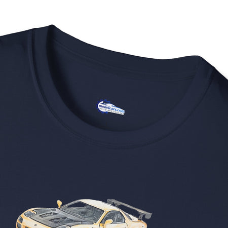 Car Enthusiast Tee, JDM Tuner Shirt, Sketch Art Mazda 1993 RX-7-Modelcars.com-ModelCars.com