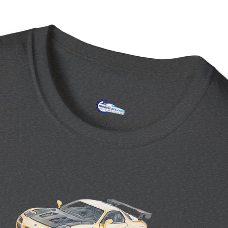 Car Enthusiast Tee, JDM Tuner Shirt, Sketch Art Mazda 1993 RX-7-Modelcars.com-ModelCars.com