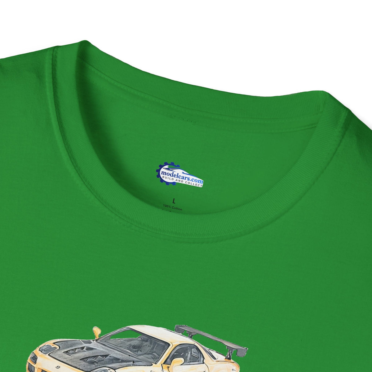 Car Enthusiast Tee, JDM Tuner Shirt, Sketch Art Mazda 1993 RX-7-Modelcars.com-ModelCars.com