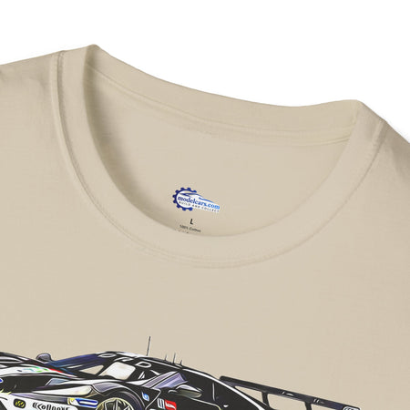 Cartoon Art 24 Hours of Le Mans Ford GT Unisex T-Shirt - Racing Enthusiast Apparel-Modelcars.com-ModelCars.com