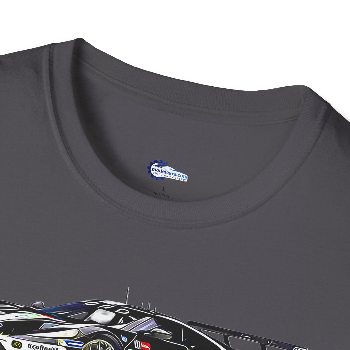 Cartoon Art 24 Hours of Le Mans Ford GT Unisex T-Shirt - Racing Enthusiast Apparel-Modelcars.com-ModelCars.com