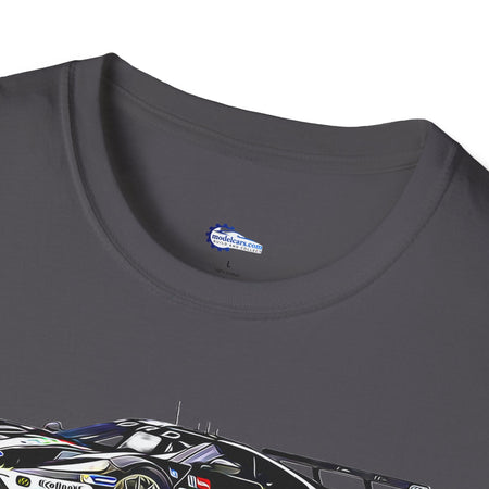 Cartoon Art 24 Hours of Le Mans Ford GT Unisex T-Shirt - Racing Enthusiast Apparel-Modelcars.com-ModelCars.com