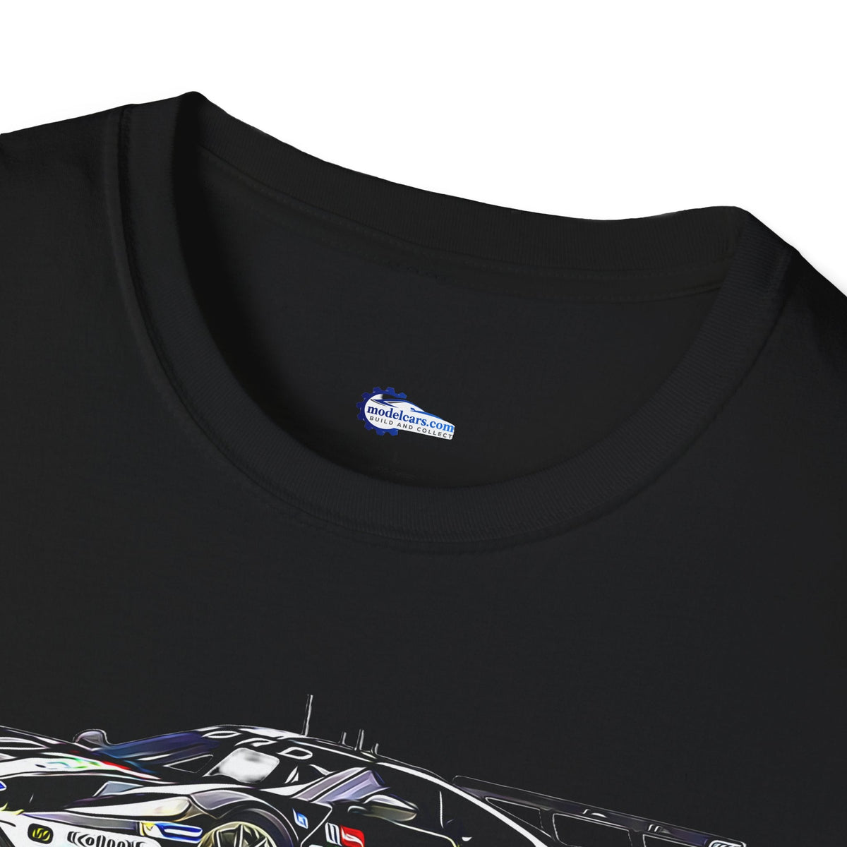 Cartoon Art 24 Hours of Le Mans Ford GT Unisex T-Shirt - Racing Enthusiast Apparel-Modelcars.com-ModelCars.com