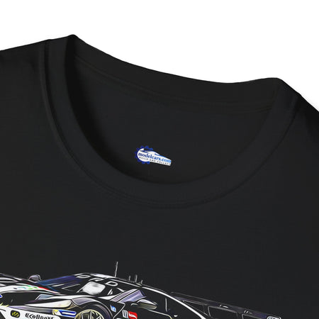 Cartoon Art 24 Hours of Le Mans Ford GT Unisex T-Shirt - Racing Enthusiast Apparel-Modelcars.com-ModelCars.com