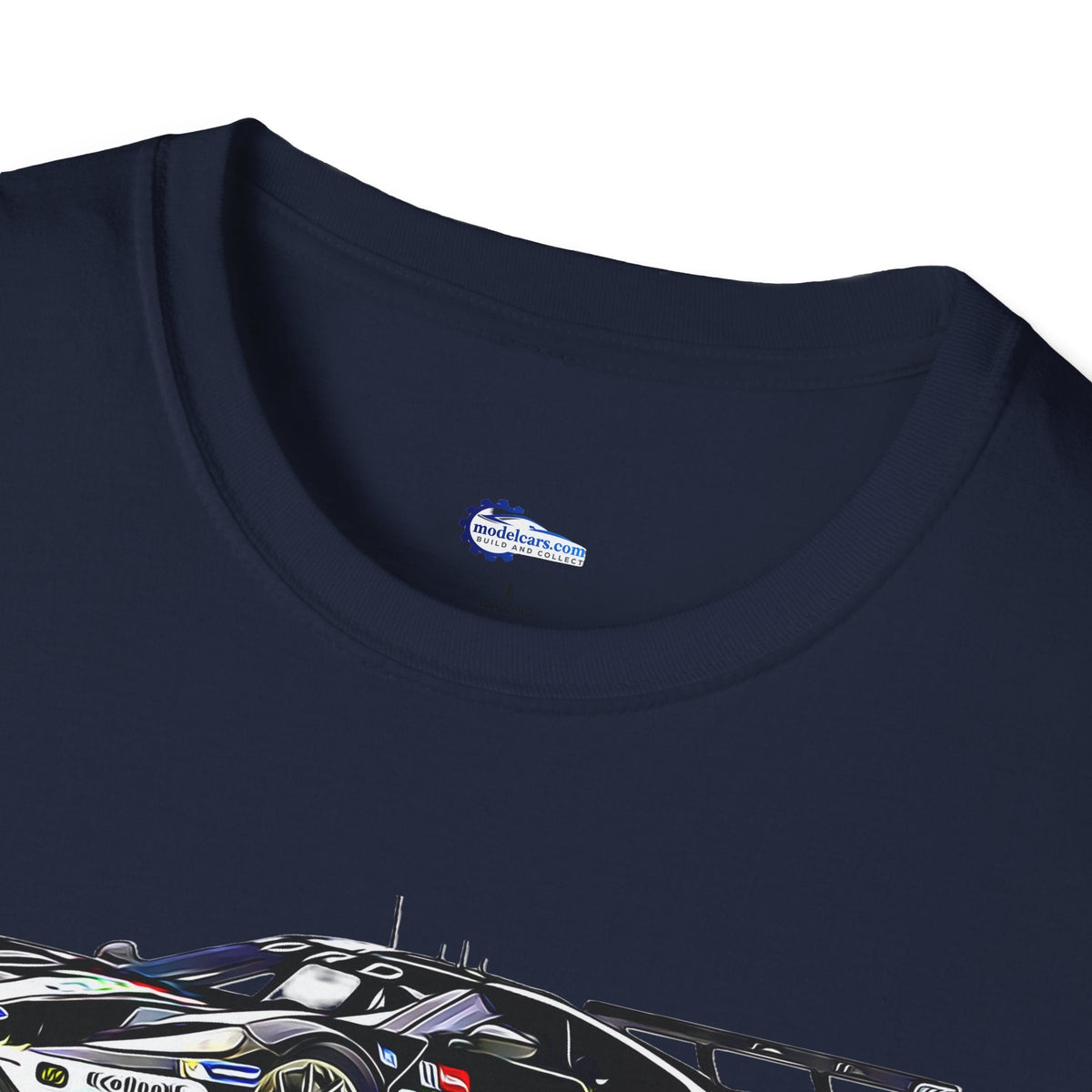 Cartoon Art 24 Hours of Le Mans Ford GT Unisex T-Shirt - Racing Enthusiast Apparel-Modelcars.com-ModelCars.com