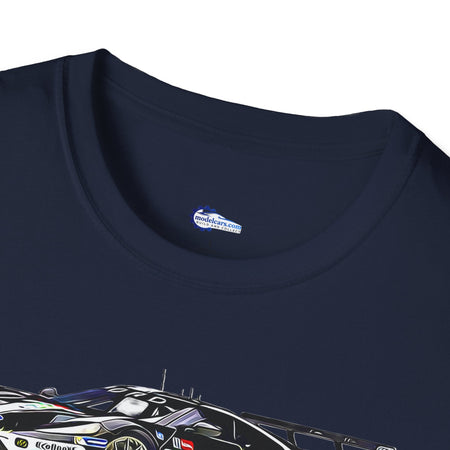 Cartoon Art 24 Hours of Le Mans Ford GT Unisex T-Shirt - Racing Enthusiast Apparel-Modelcars.com-ModelCars.com