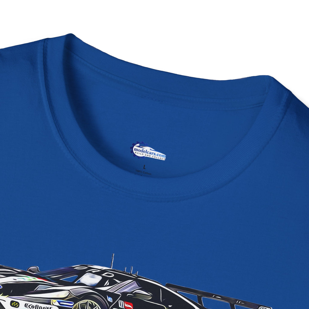 Cartoon Art 24 Hours of Le Mans Ford GT Unisex T-Shirt - Racing Enthusiast Apparel-Modelcars.com-ModelCars.com