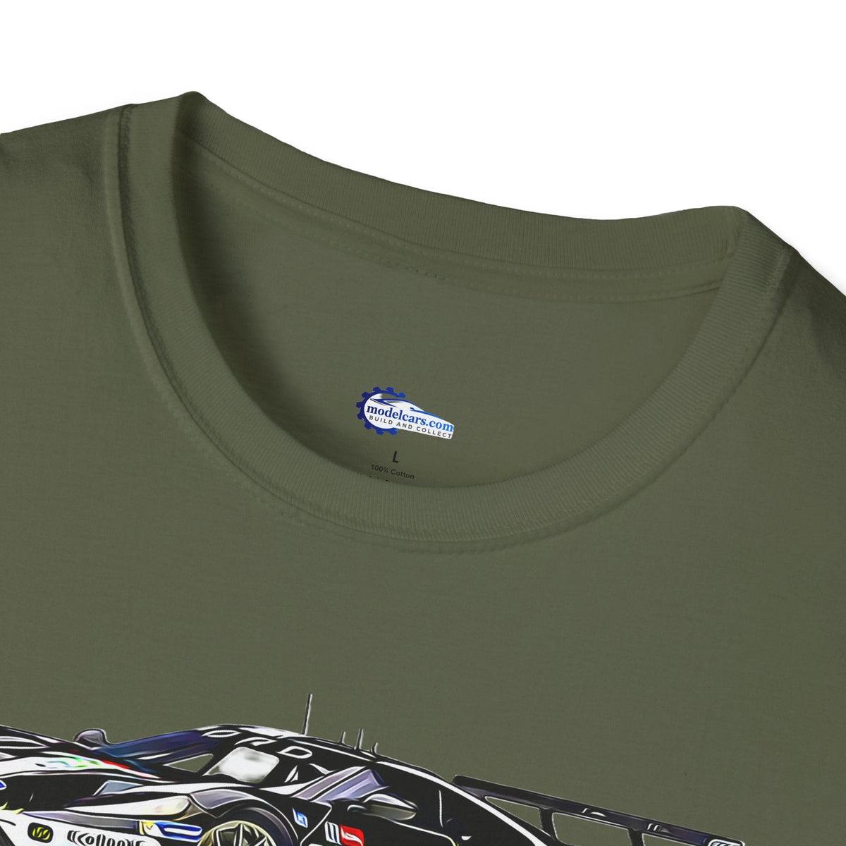 Cartoon Art 24 Hours of Le Mans Ford GT Unisex T-Shirt - Racing Enthusiast Apparel-Modelcars.com-ModelCars.com