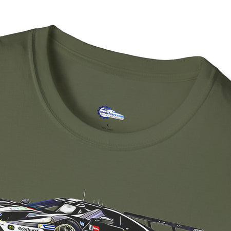 Cartoon Art 24 Hours of Le Mans Ford GT Unisex T-Shirt - Racing Enthusiast Apparel-Modelcars.com-ModelCars.com