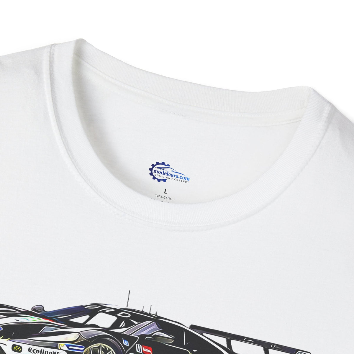 Cartoon Art 24 Hours of Le Mans Ford GT Unisex T-Shirt - Racing Enthusiast Apparel-Modelcars.com-ModelCars.com