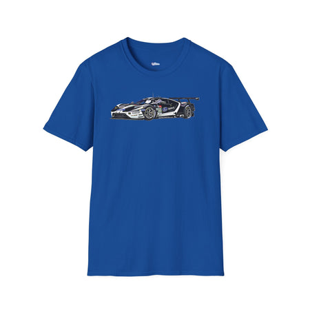 Cartoon Art 24 Hours of Le Mans Ford GT Unisex T-Shirt - Racing Enthusiast Apparel-Modelcars.com-ModelCars.com