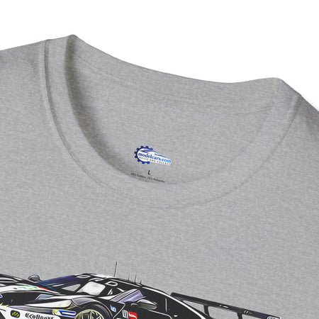 Cartoon Art 24 Hours of Le Mans Ford GT Unisex T-Shirt - Racing Enthusiast Apparel-Modelcars.com-ModelCars.com