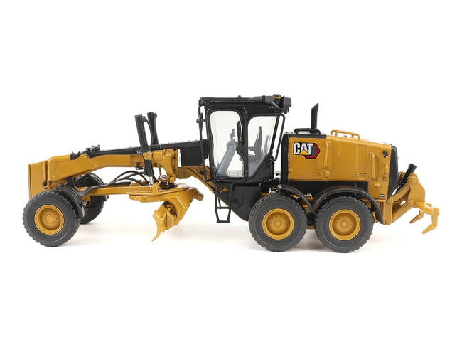 CAT Caterpillar 140 LVR Motor Grader Yellow with Black Top "High Line" Series 1/50 Diecast Model by Diecast Masters-Diecast Masters-ModelCars.com