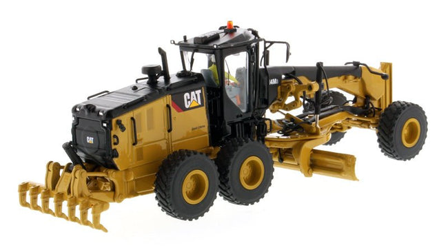 CAT Caterpillar 14M3 Motor Grader with Operator "High Line Series" 1/50 Diecast Model by Diecast Masters-Diecast Masters-ModelCars.com