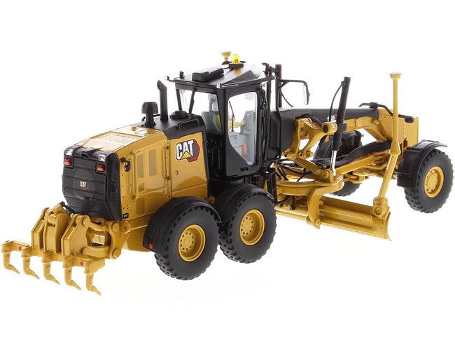 CAT Caterpillar 150 Motor Grader with Operator "High Line Series" 1/50 Diecast Model by Diecast Masters-Diecast Masters-ModelCars.com