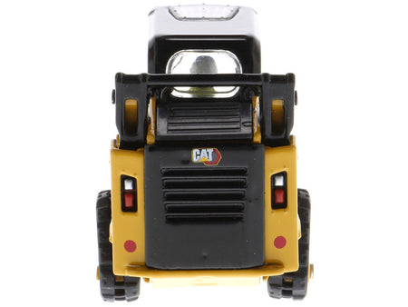 CAT Caterpillar 259D3 Compact Track Loader with Work Tools and Operator Yellow "High Line Series" 1/50 Diecast Model by Diecast Masters-Diecast Masters-ModelCars.com