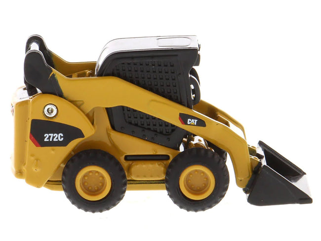 CAT Caterpillar 272C Skid Steer Loader Yellow "Micro-Constructor" Series Diecast Model by Diecast Masters-Diecast Masters-ModelCars.com