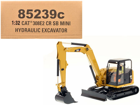CAT Caterpillar 308E2 CR SB Mini Hydraulic Excavator with Working Tools and Operator "Core Classics" Series 1/32 Diecast Model by Diecast Masters-Diecast Masters-ModelCars.com