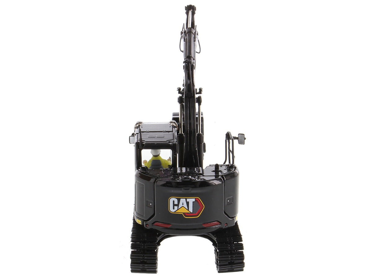 CAT Caterpillar 315 Track Type Hydraulic Excavator Special Black Finish with Operator "High Line" Series 1/50 Diecast Model by Diecast Masters-Diecast Masters-ModelCars.com