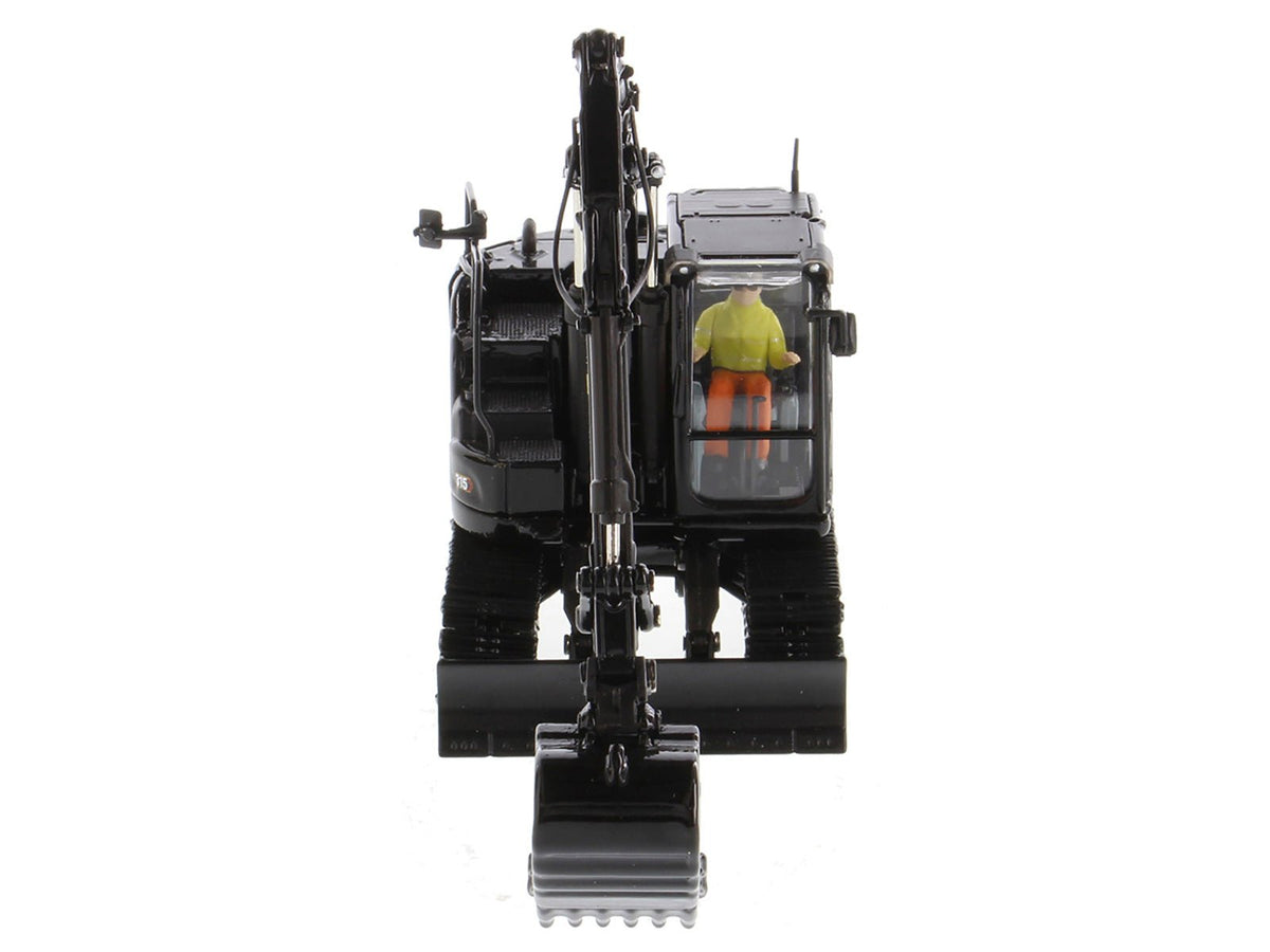 CAT Caterpillar 315 Track Type Hydraulic Excavator Special Black Finish with Operator "High Line" Series 1/50 Diecast Model by Diecast Masters-Diecast Masters-ModelCars.com